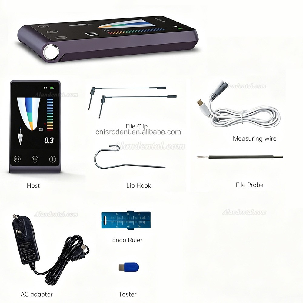 Mecoo R7 Dental Foldable Dental Apex Locator with 3.5 inches TFT Screen